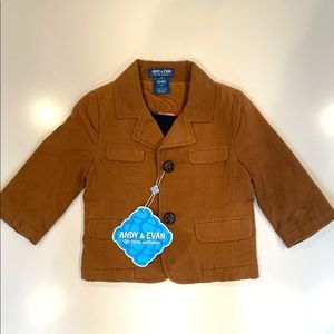Baby boy NWT corduroy Andy&Evan blazer. Perfect for holidays!